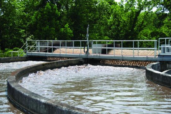 Fayetteville WWTP’s split-level oxidation ditches