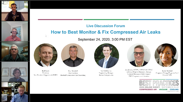 Live Discussion Forum - How to Best Monitor & FIX Compressed Air Leaks